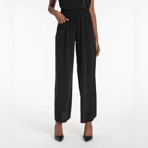 NWT Splendid Lima Silk Wide Leg Pant M